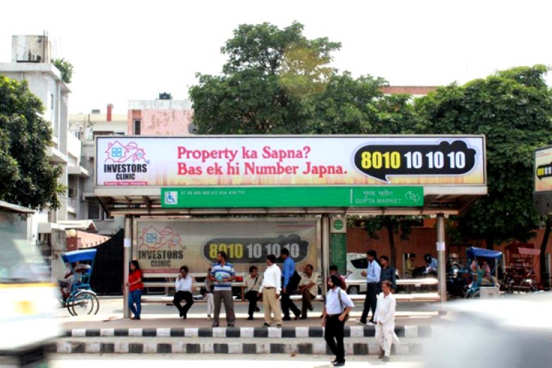 Bus Shelter Advertisement