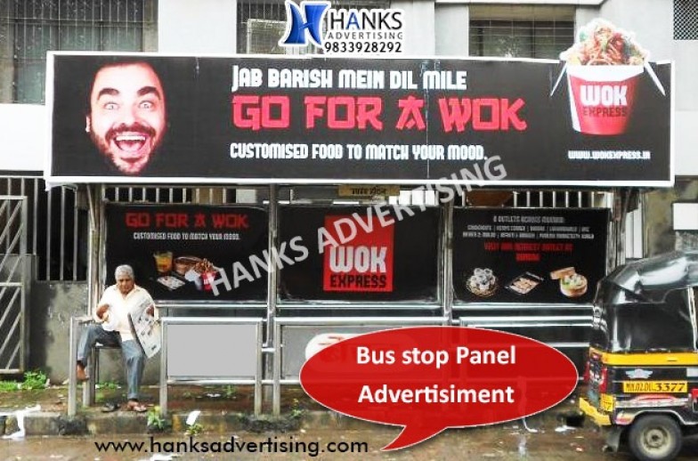 Bus Shelter Advertisement